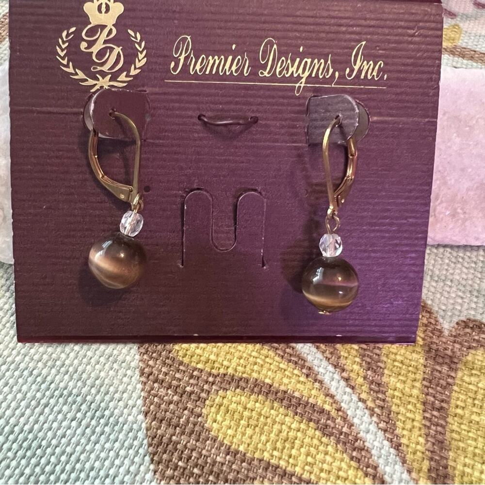 Premier Designs Beaded Earrings NEW - Picture 2 of 6